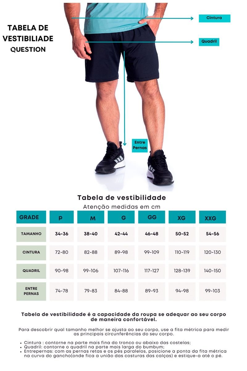 Bermuda Masculina Térmica de Compressão