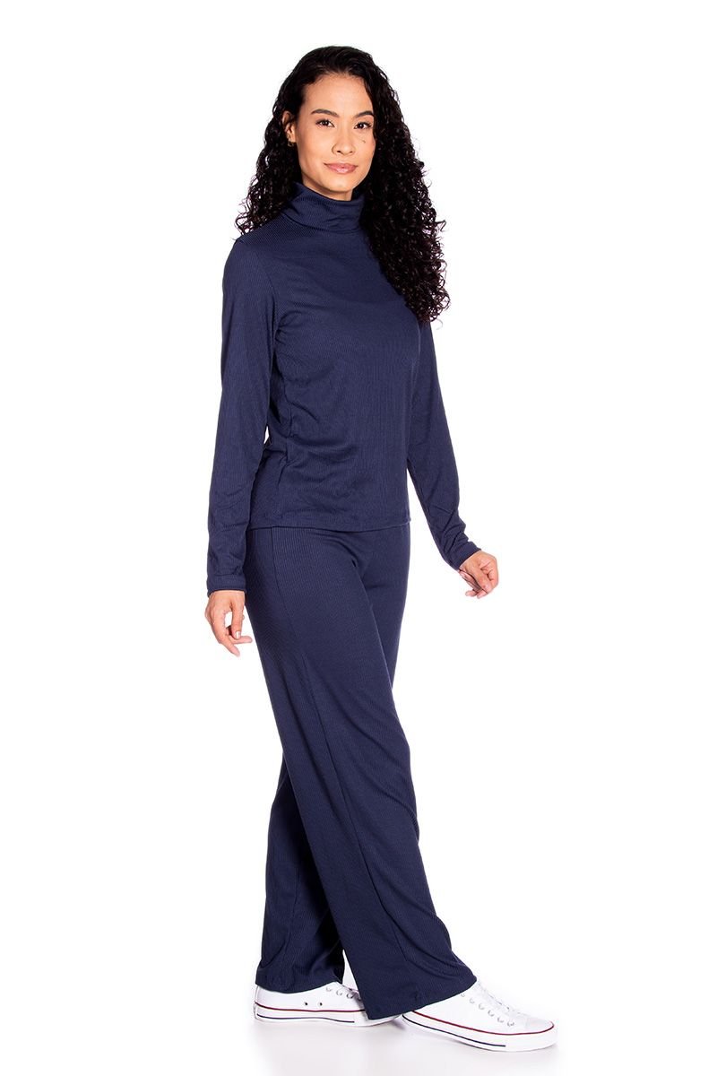 Blusa Gola Alta Canelada