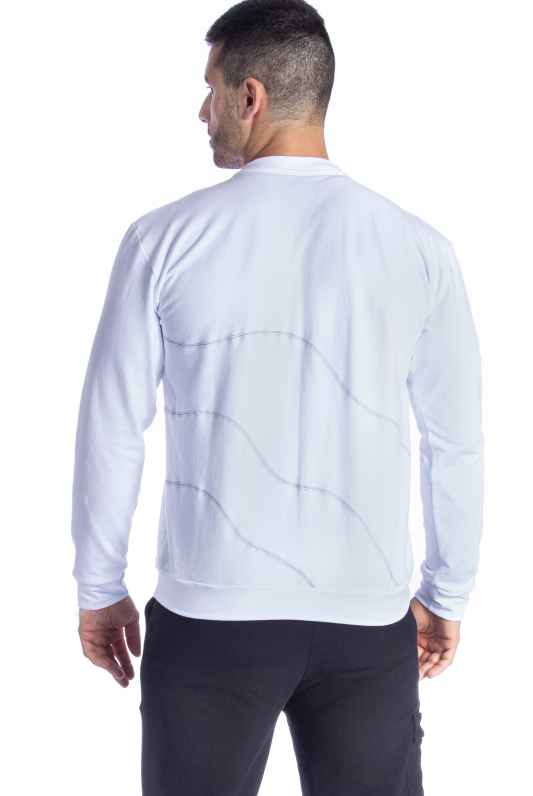 Blusão Básico com Costuras