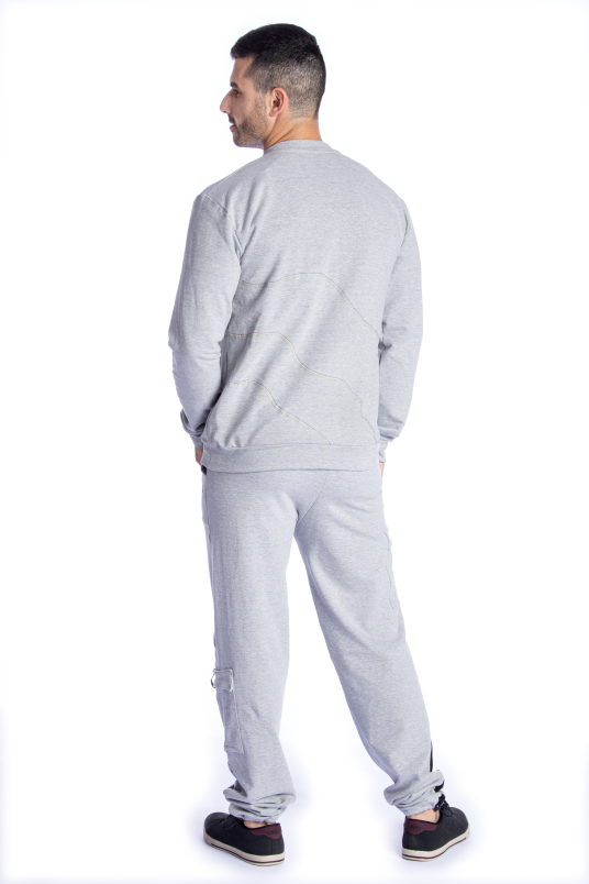 Blusão Básico com Costuras