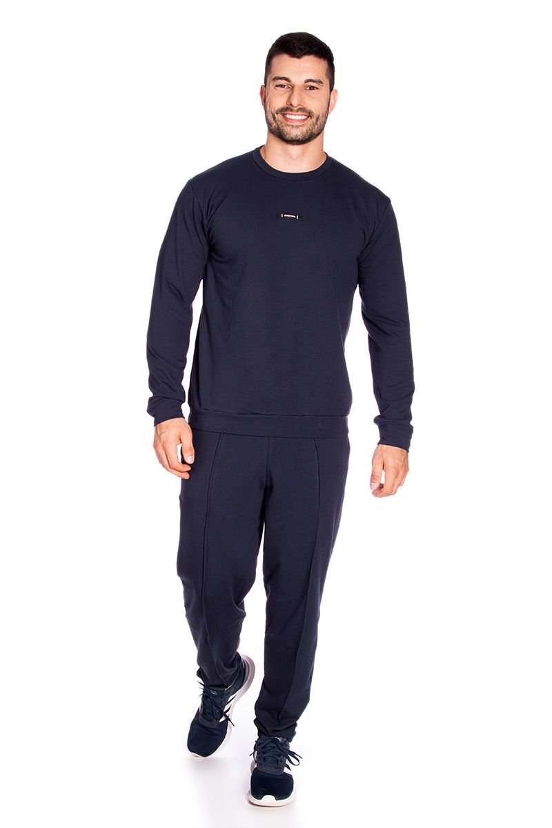 Calça Masculina Casual Moletinho
