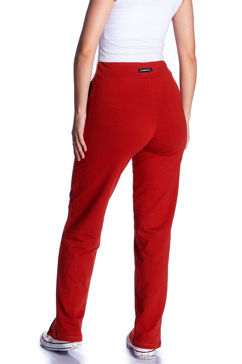 Calça Reta em Moletinho