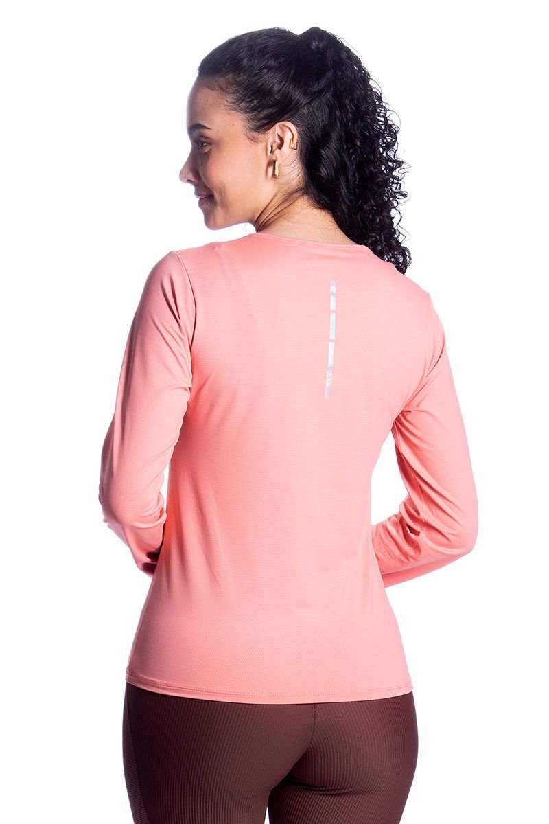 Camiseta em Dry Fit Manga Longa