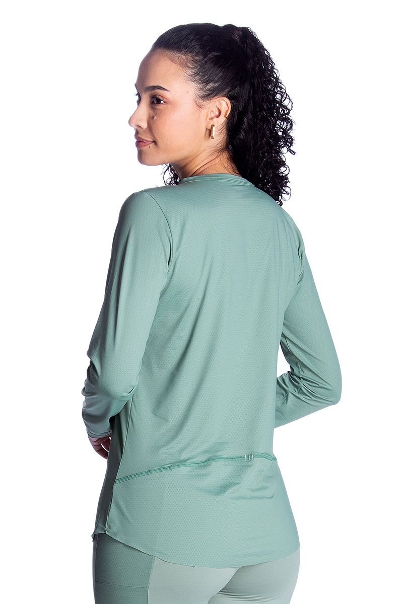 Camiseta Manga Longa Dry Fit Feminina