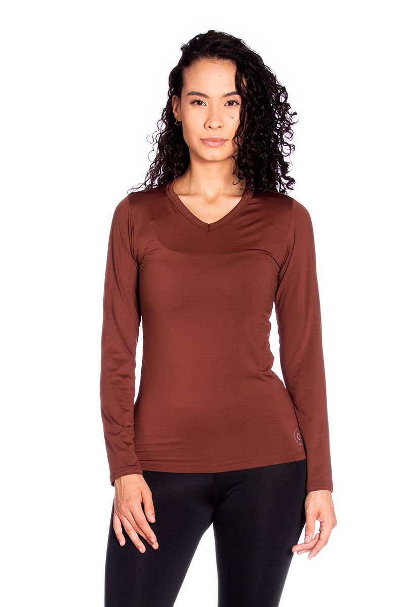 Camiseta Manga Longa Térmica com Fleece Interno
