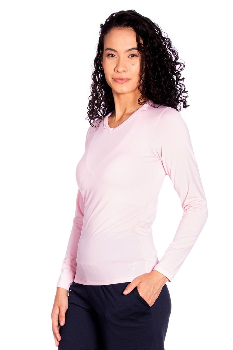 Camiseta Manga Longa Térmica com Fleece Interno