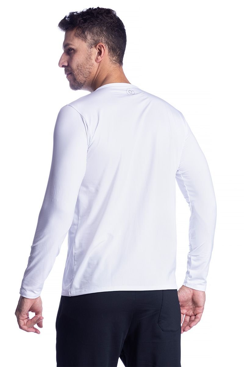 Camiseta Térmica Decote V Com Fleece Interno