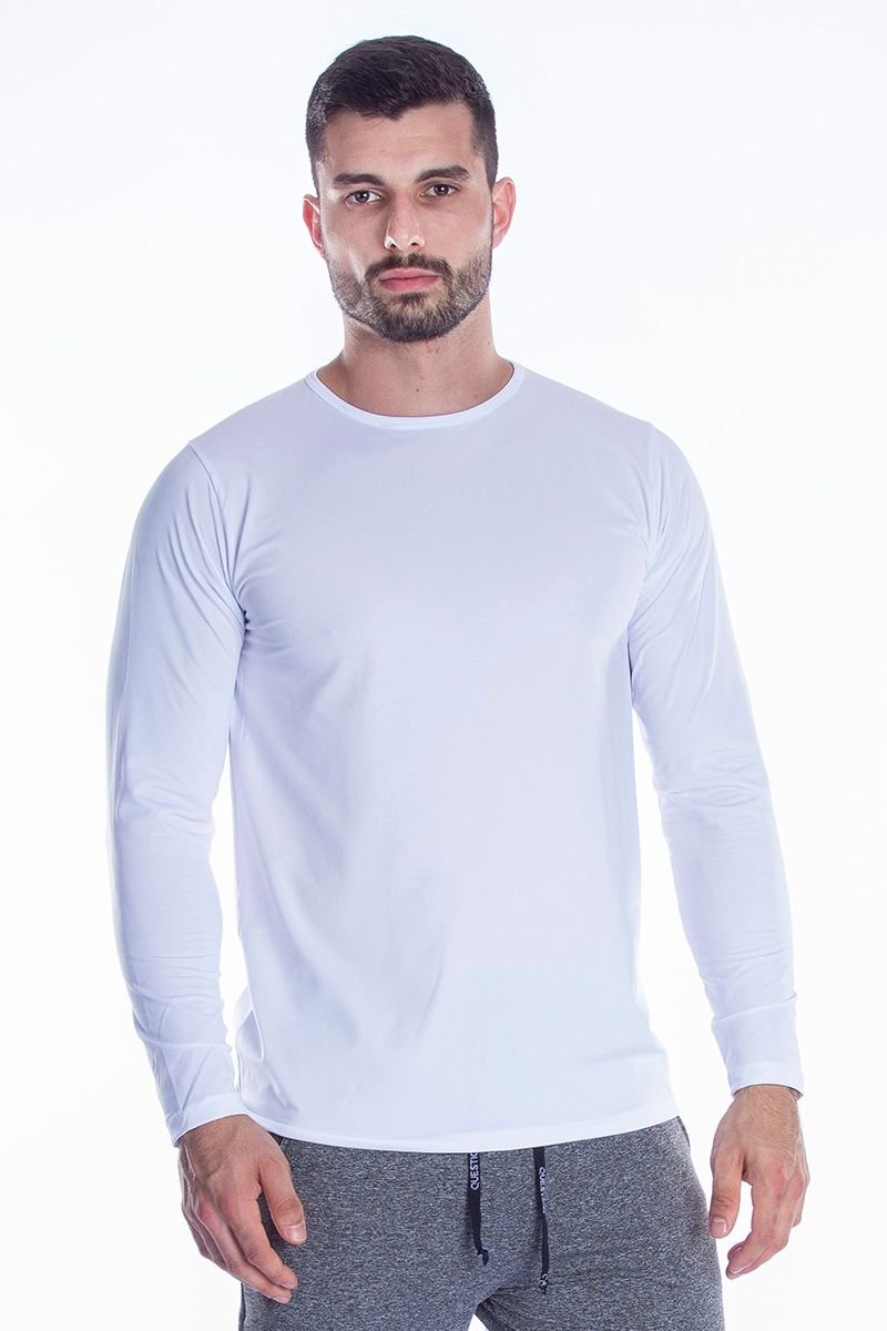 Camiseta térmica em sued