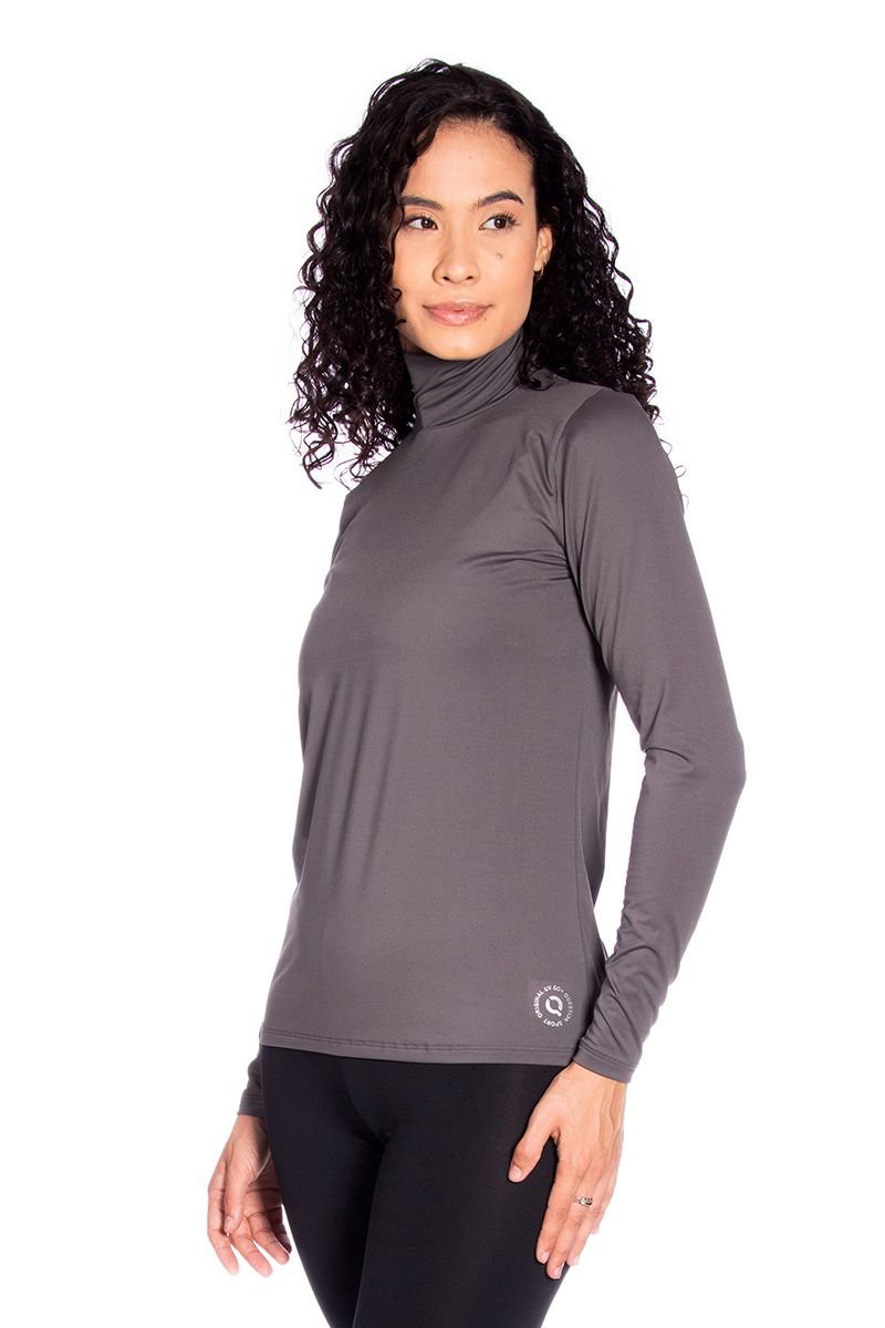 Camiseta Térmica Feminina Gola Alta