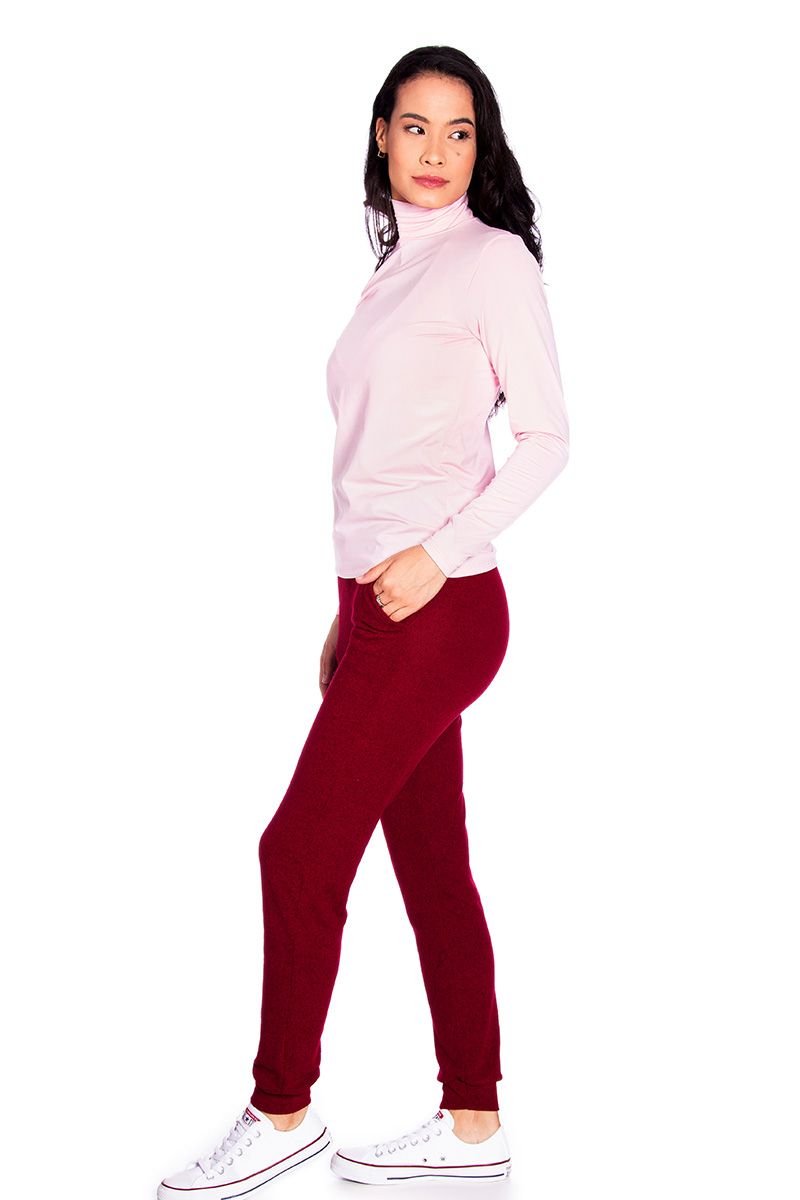 Camiseta Térmica Feminina Gola Alta