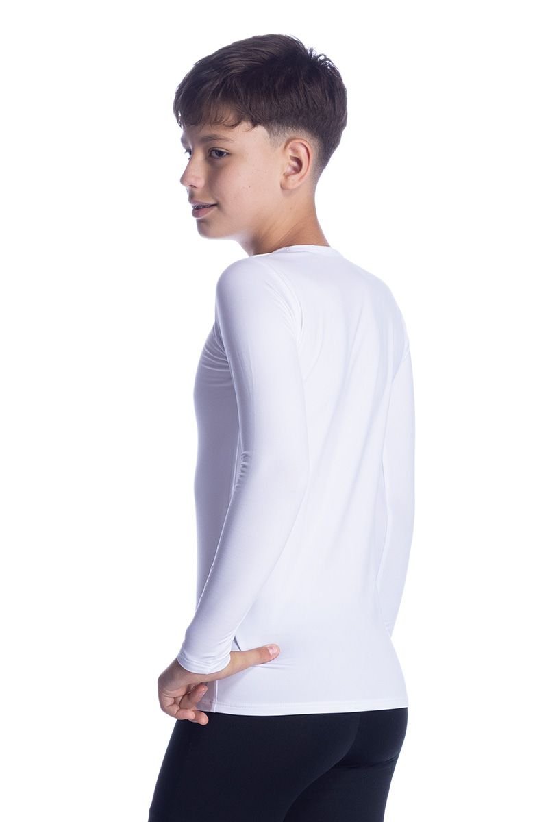 Camiseta Térmica Infantil com Fleece Interno