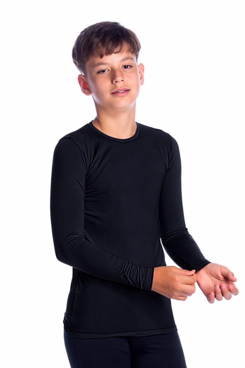 Camiseta Térmica Infantil com Fleece Interno