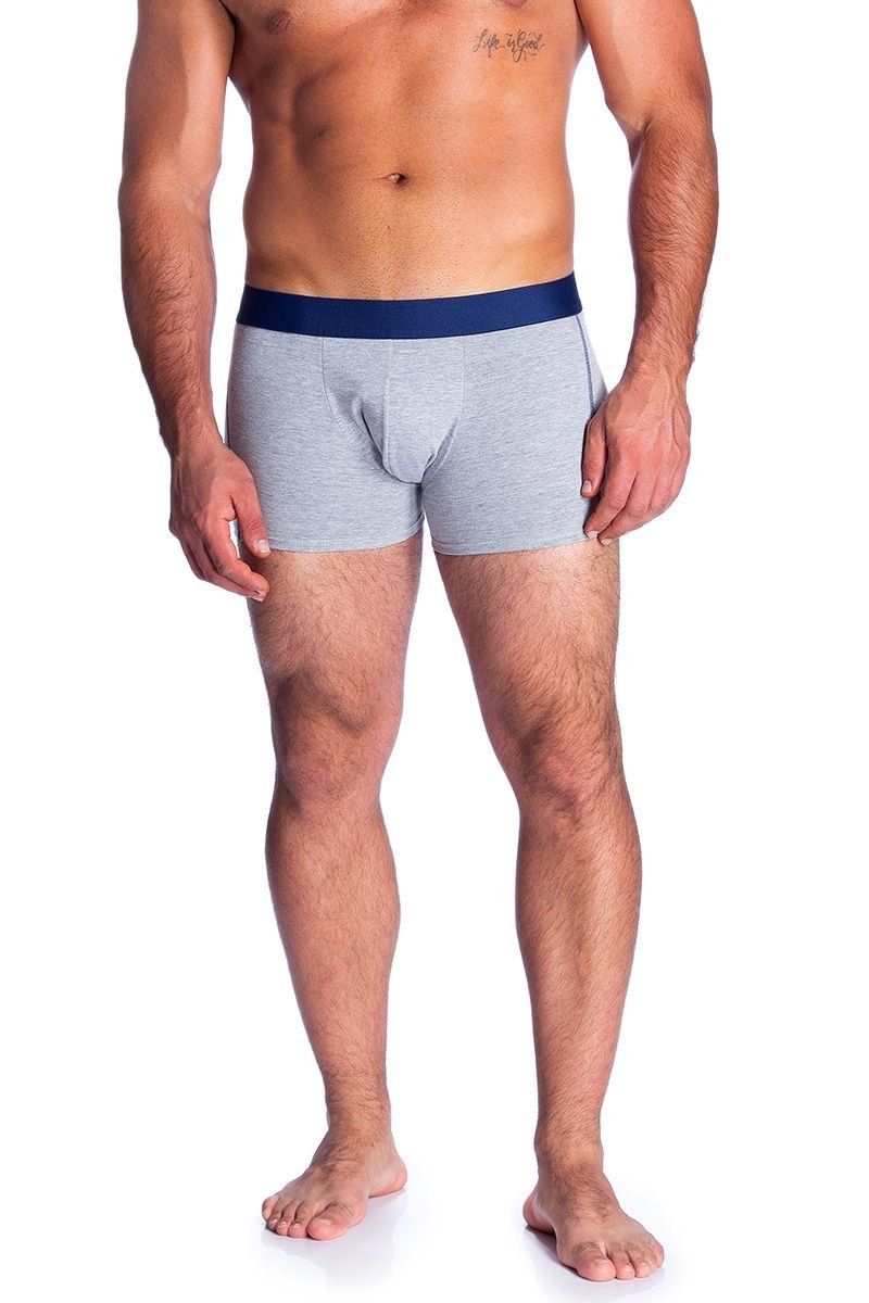 Cueca Boxer Algodão com Detalhe