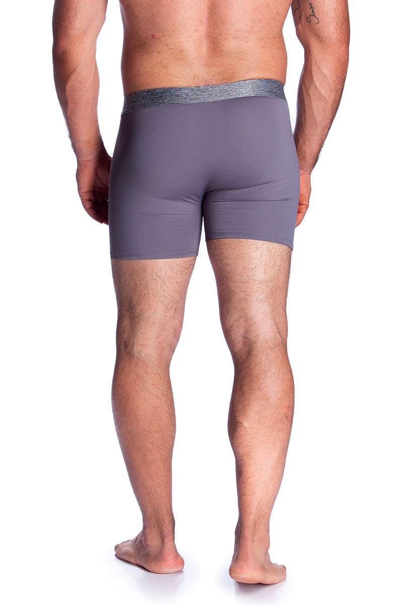 Cueca Boxer Longa Adulta de Microfibra