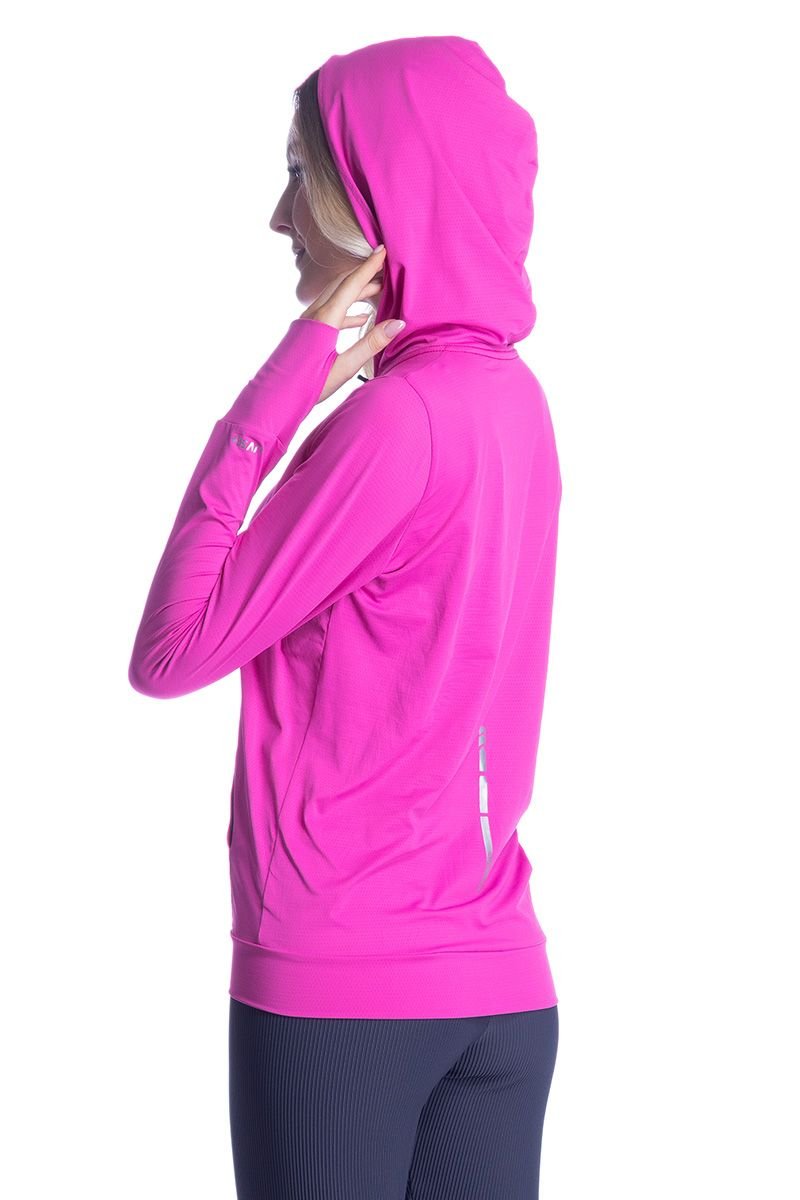 Jaqueta Dry Fit Feminina com Capuz