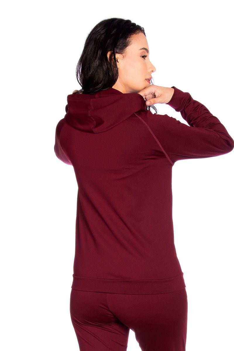 Jaqueta feminina térmica com fleece mais grosso