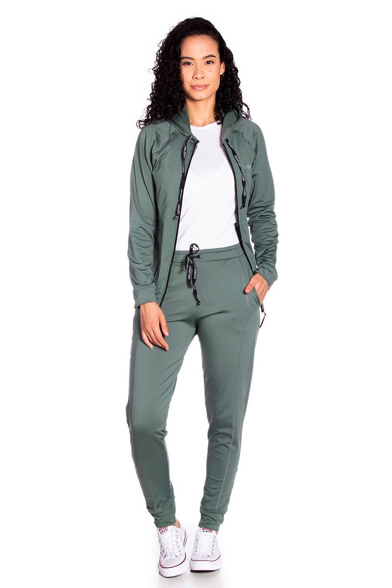 Jaqueta feminina térmica com fleece mais grosso