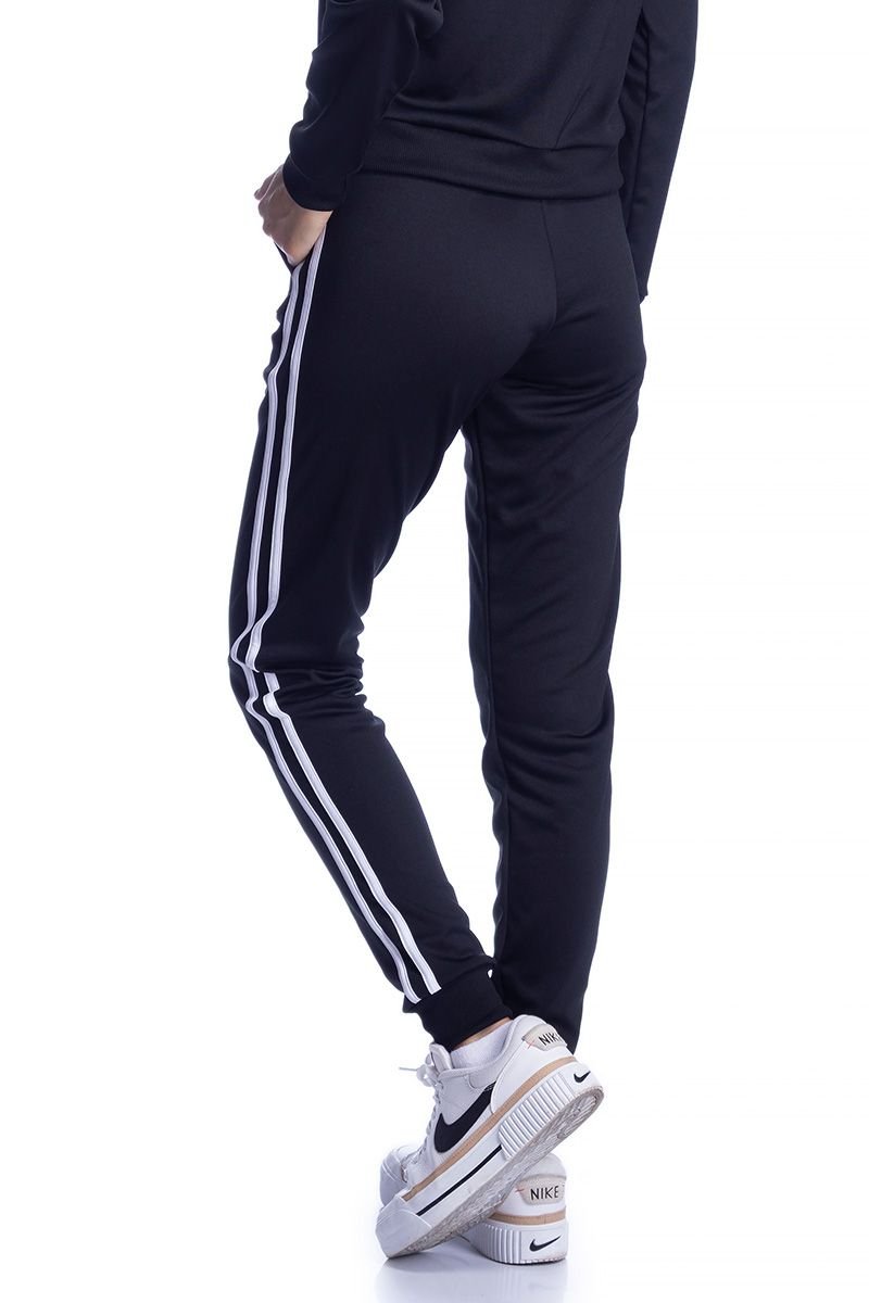 Jogger Bicolor Esportiva Feminina com Faixa Lateral