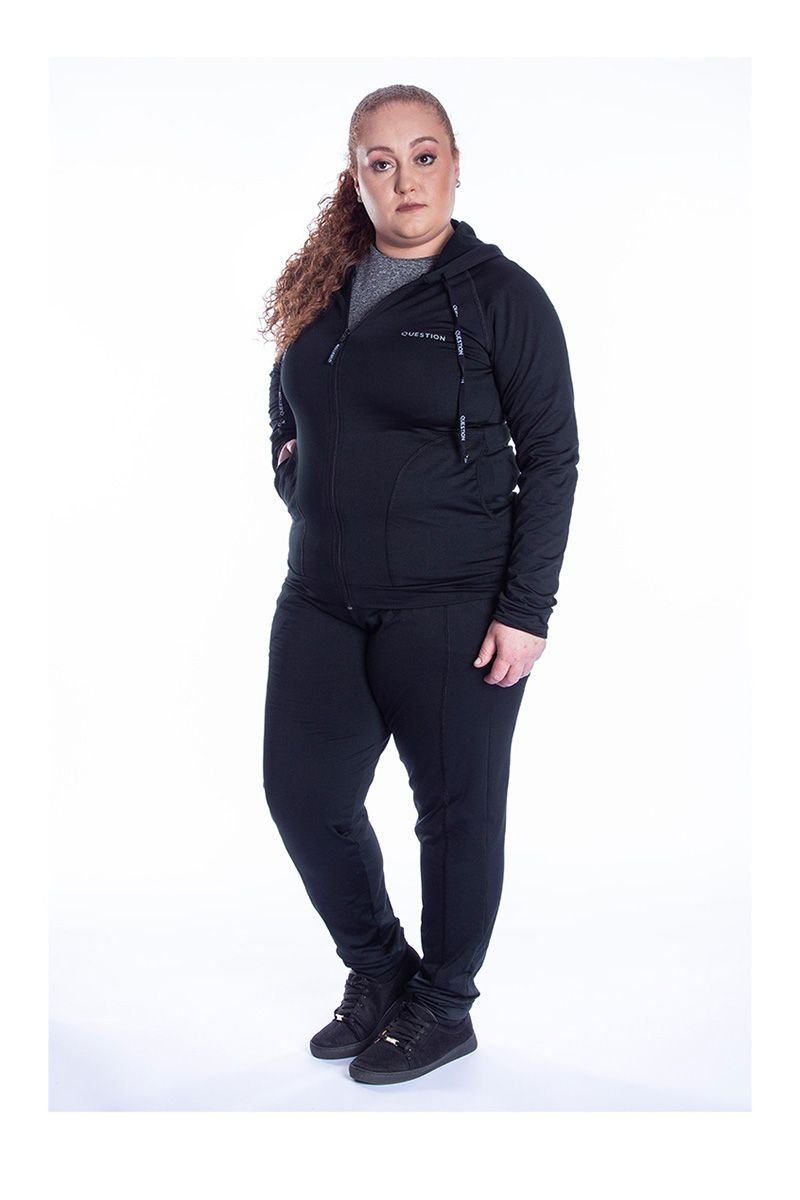 Jogger feminina térmica com fleece mais grosso