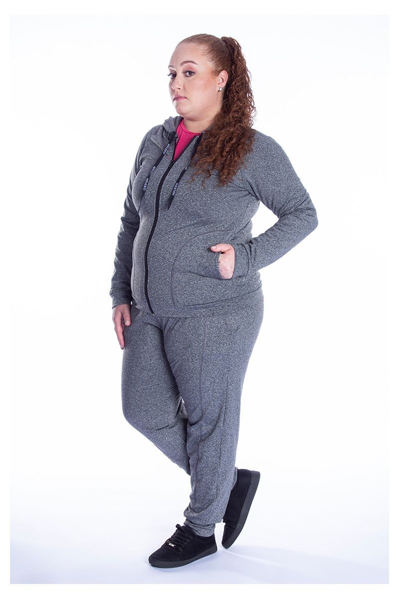 Jogger feminina térmica com fleece mais grosso