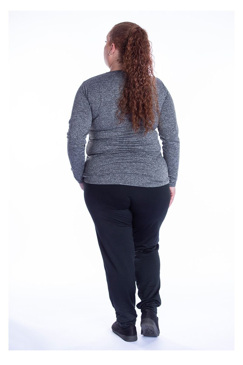 Jogger feminina térmica com fleece mais grosso