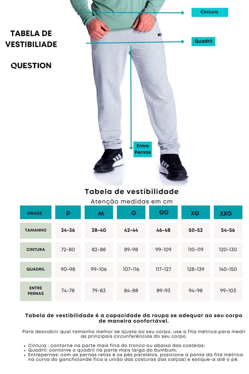 Jogger Masculina em Moletinho