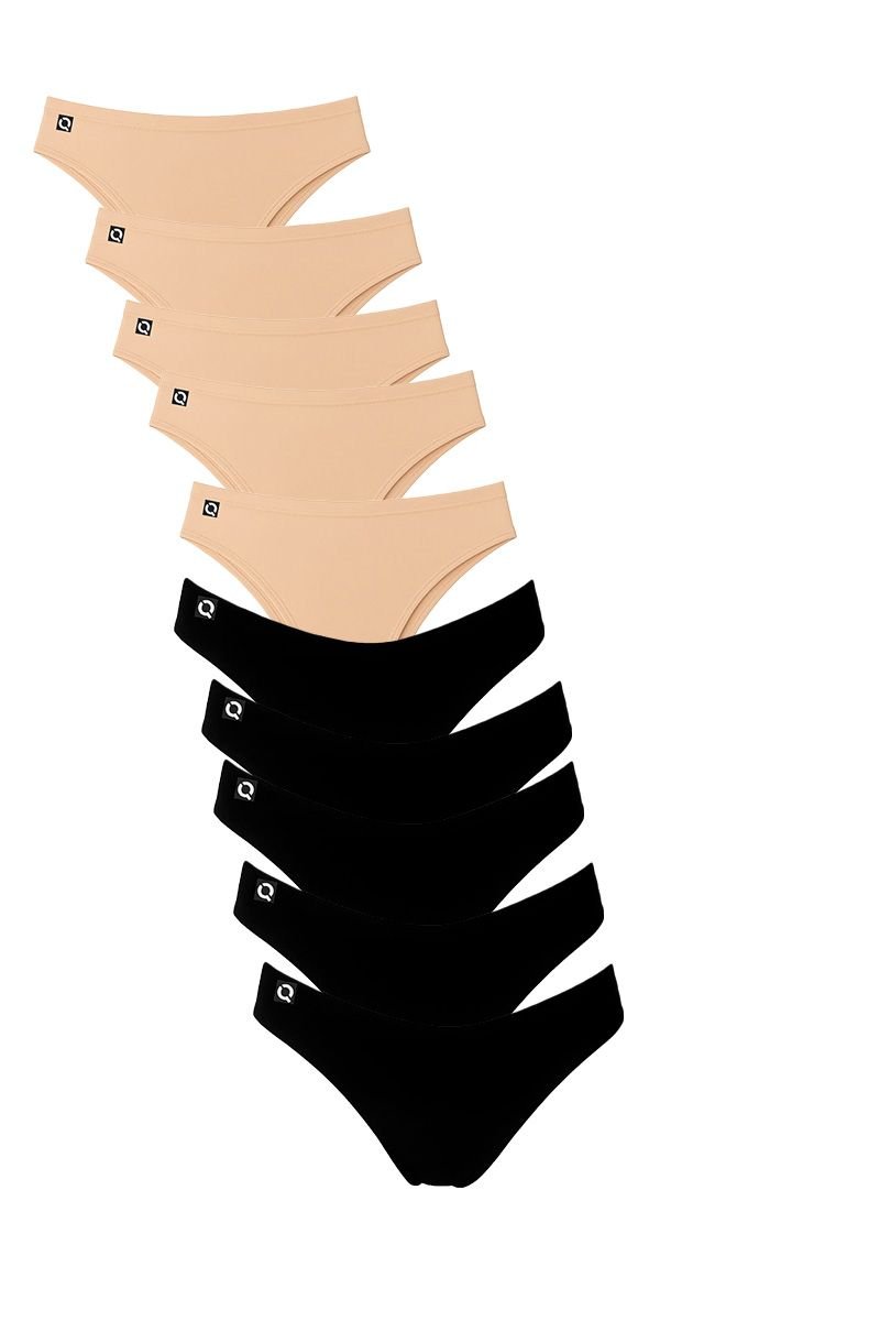 Kit 10 Calcinhas em Algodão Fio Conforto