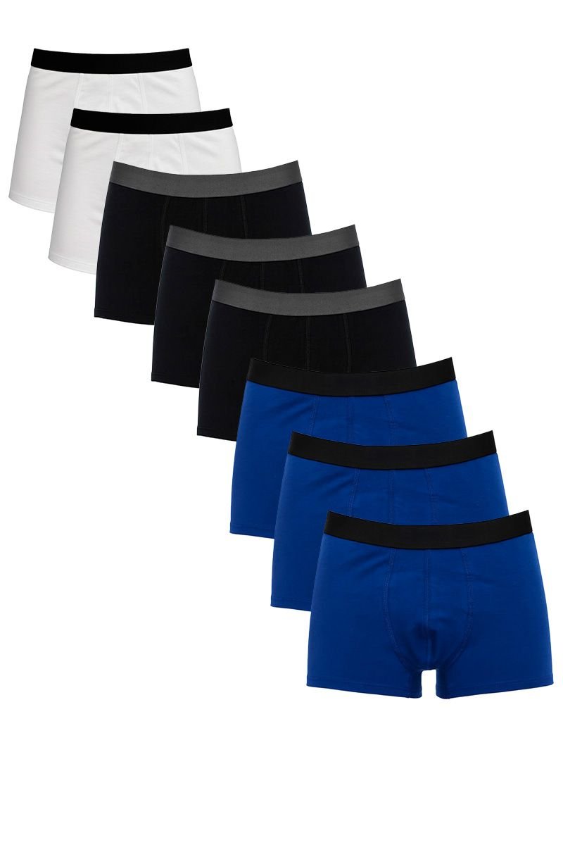 Kit de 8 Cuecas Boxer em Algodão