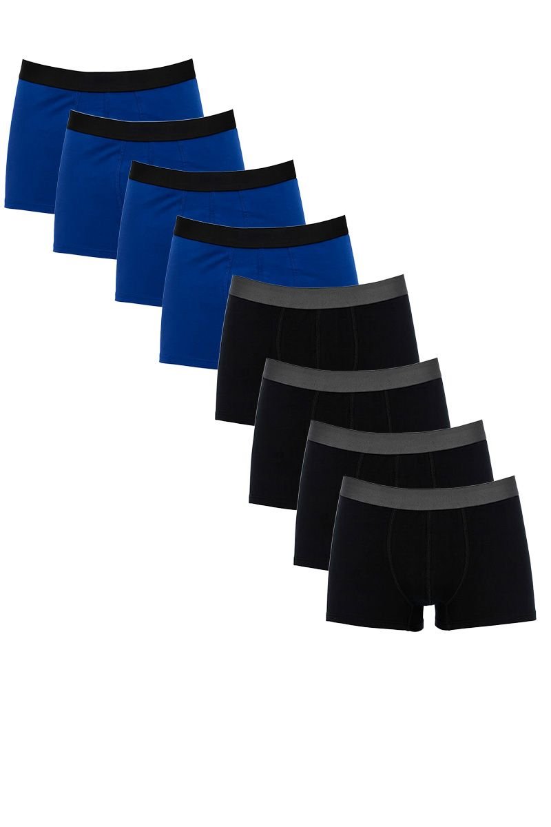 Kit de 8 Cuecas Boxer em Algodão