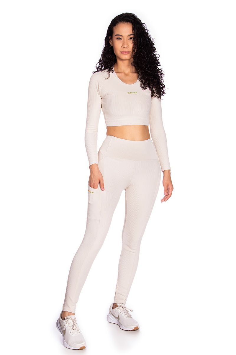 Legging Canelada Blackout Com Bolso