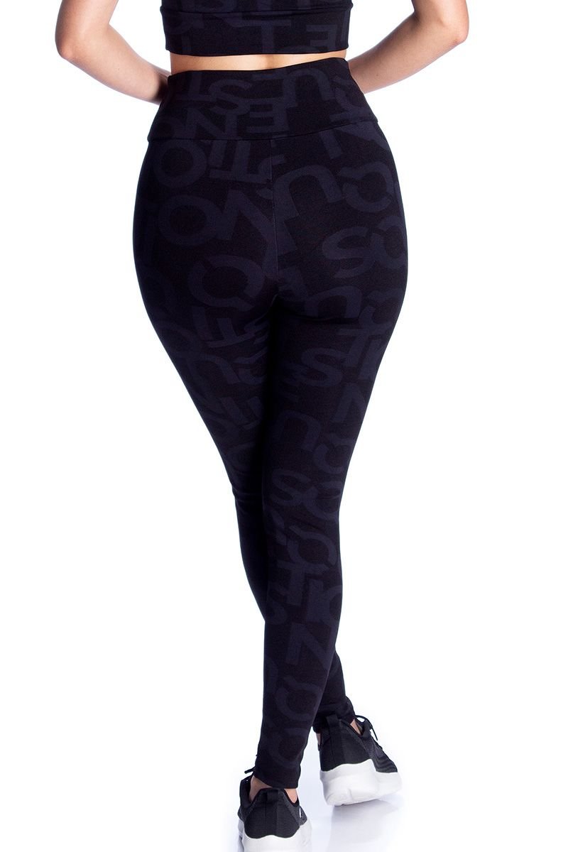 Legging Cintura Média Question Logotipado
