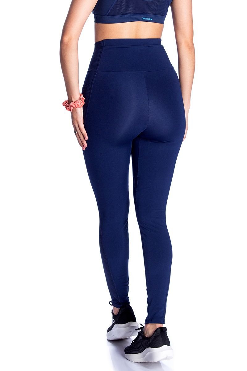 Legging com Bolso em Tela Feminina