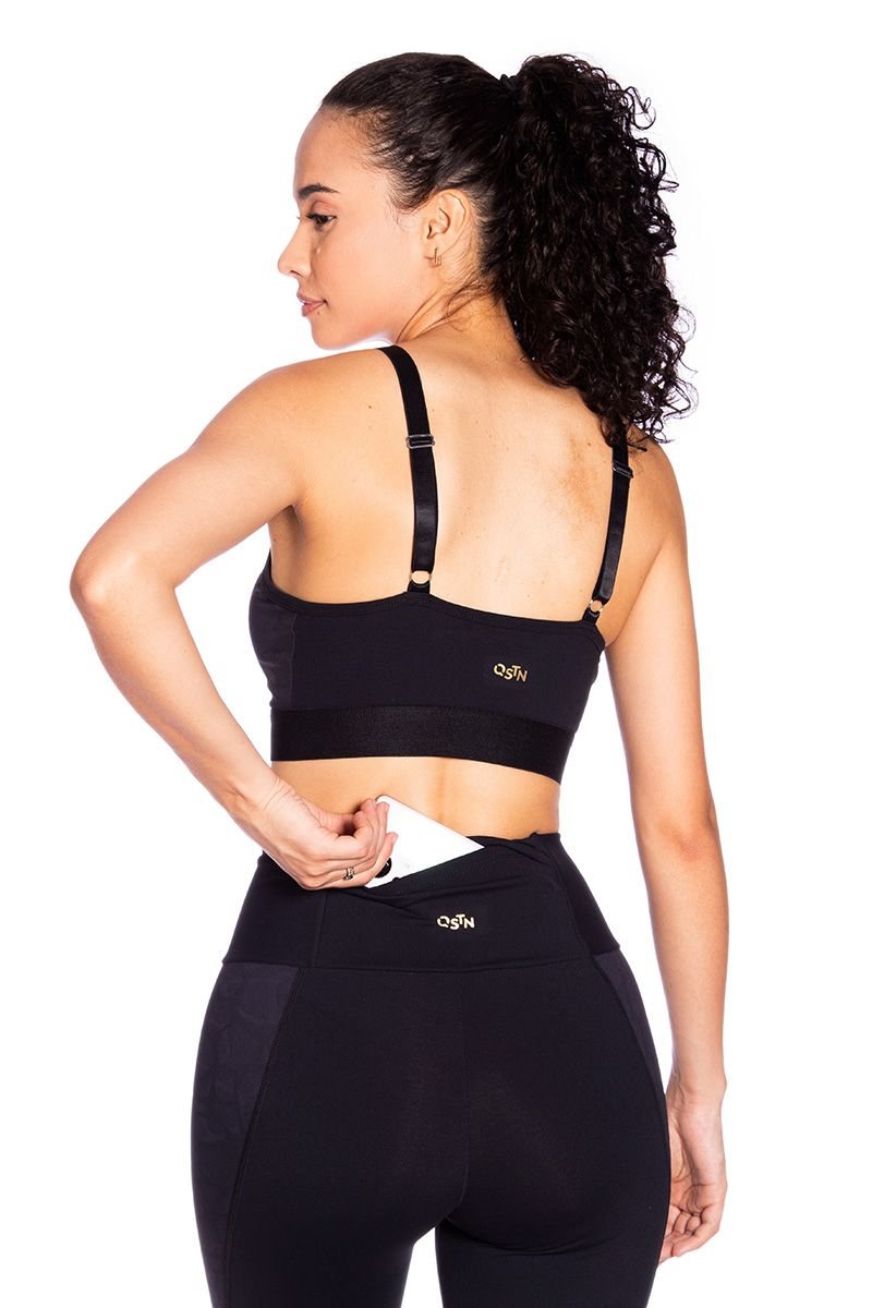 Legging com detalhes jaquard