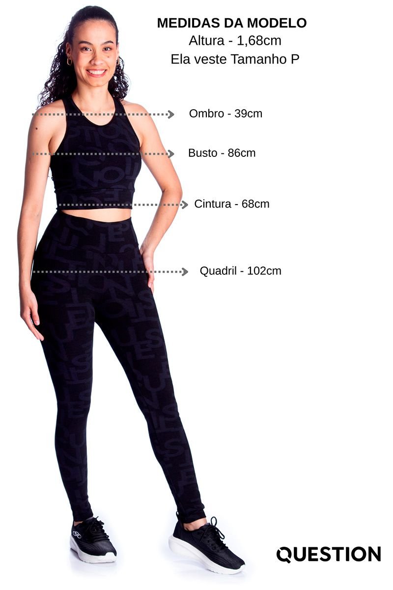 Top Cropped Blackout Feminino